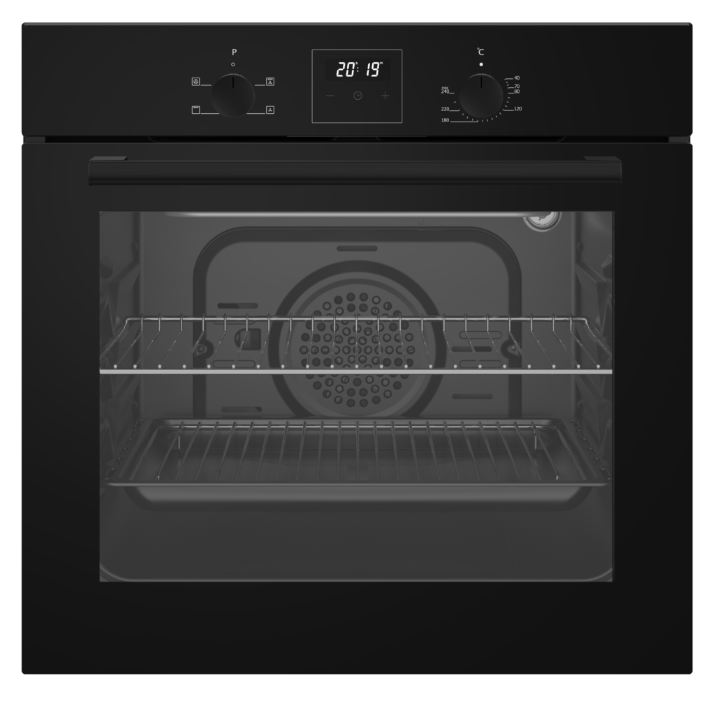 BISOF1B Single Built in Four Function Fan Oven with Grill and