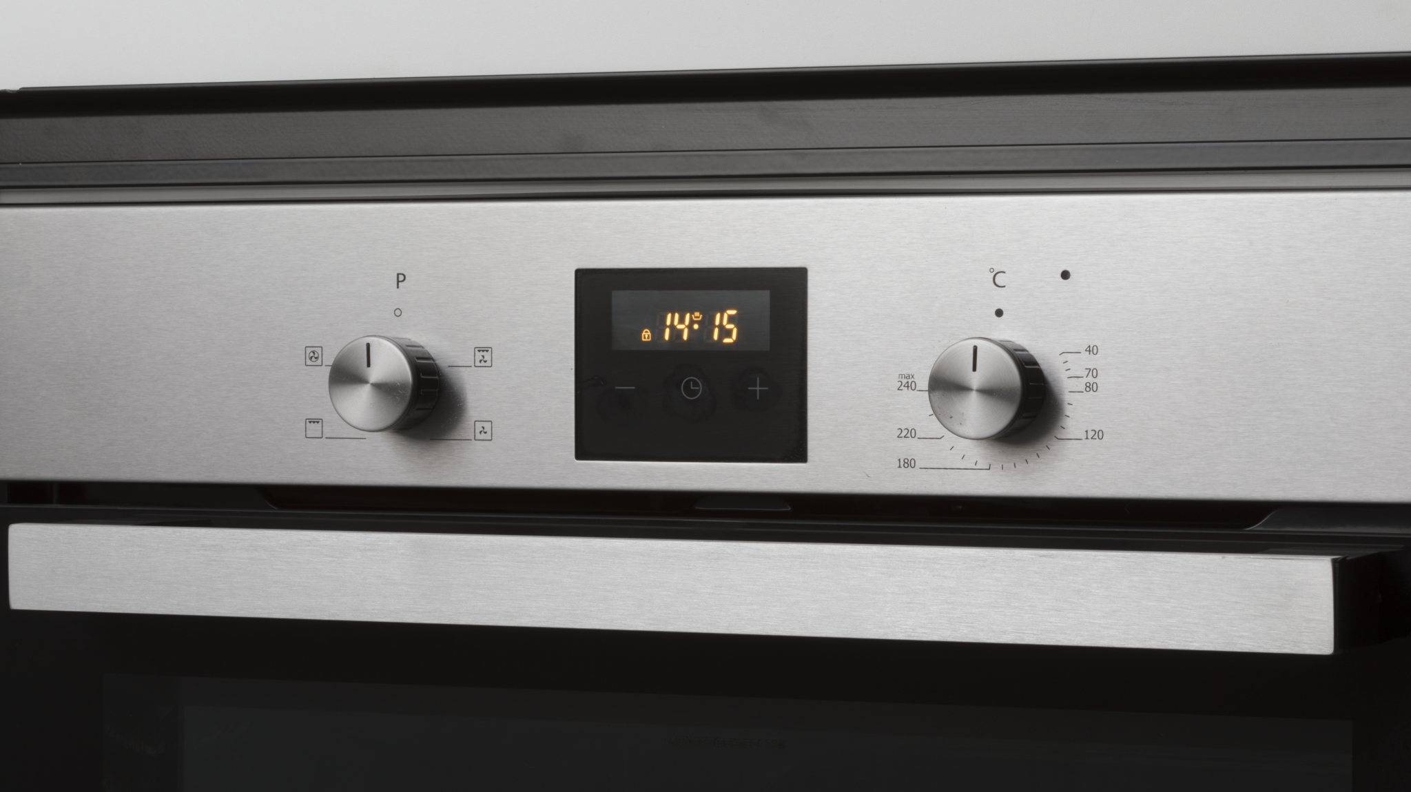BISOF3SS Single Built-in Four Function 56 litre Fan Oven with Grill and